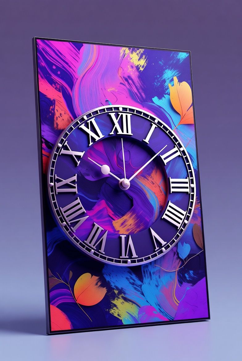 Th&egrave;me art abstrait affich&eacute; sur &eacute;cran vertical professionnel