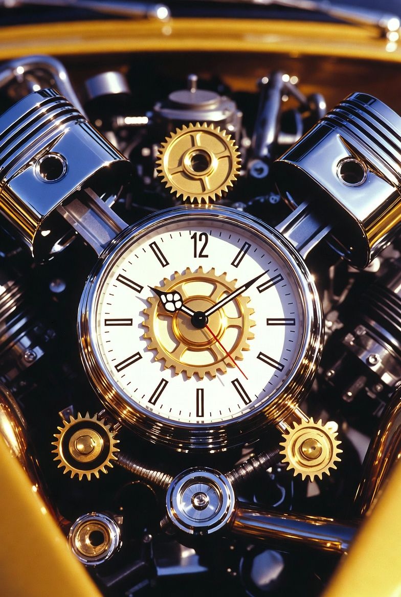 Th&egrave;me Engrenages - M&eacute;canique dor&eacute;e